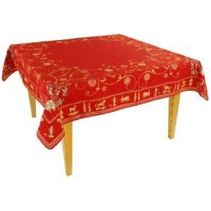  Noel Red Tablecloth 69x69 Square