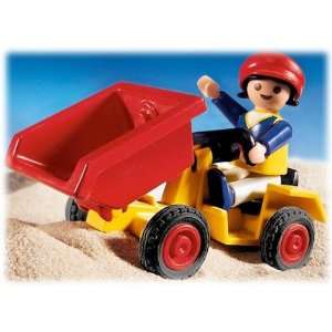  Playmobil Child with Tipping Tractor Toys & Games