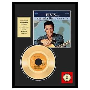  Elvis Presley Kentucky Rain framed gold record 