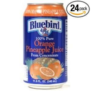 Bluebird 100 % Pure Pineapple Orange Juice from Concentrate, 11.5 
