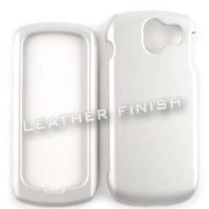  Pantech Crux 8999 Honey Silver, Leather Finish Hard Case/Cover 