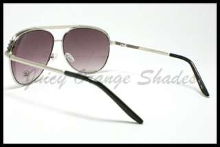 RHINESTONE TOP AVIATOR METAL Frame DG Fashion Sunglasses for WOMEN 