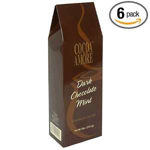 Coffee Masters Cocoa Amore, Dark Chocolate Mint, 10 Ounce Box, (Pack 