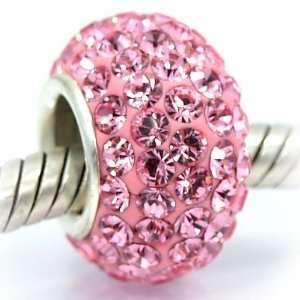 Pro Jewelry (One) June Birthstone Light Pink Swarovski Crystal with 