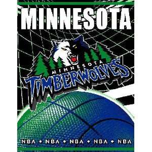 Minnesota Timberwolves Game Time Woven Jacquard Throw 