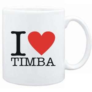  Mug White  I LOVE Timba  Music