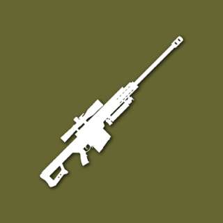 M107 M82 Barrett .50cal Vinyl Decal Sticker VSM107  