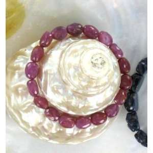  STUNNING FACETED RUBY BEADS BRACELET SMALL~ Everything 