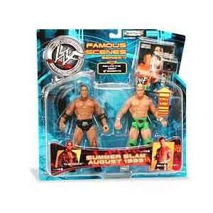   Famous Scenes Series 4 The Rock vs. The One Billy Gunn Toys & Games