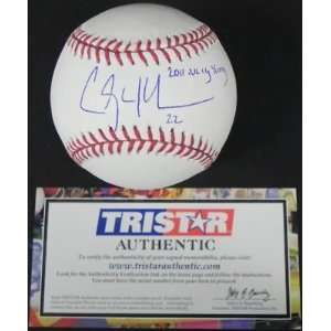   Baseball Tristar Inscribed 2011 Cy Young Sports Collectibles