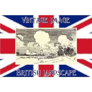   10cm) Art Greetings Card British Landscape Beverley