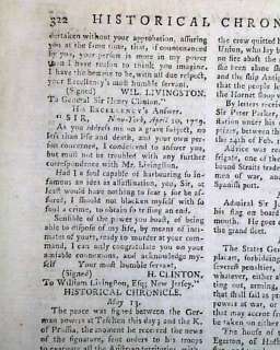 Much on Surrender of Burgoyne at Saratoga 1779 Authentic British 