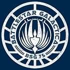 New Battlestar Galactica Distressed Badge T Shirt S 3XL