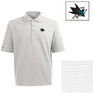  Antigua San Jose Sharks Whisper Xtra Lite Polo Shirt 