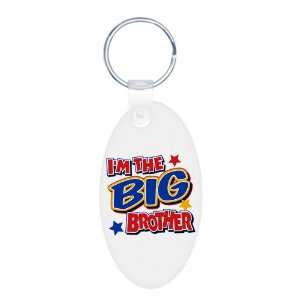    Aluminum Oval Keychain Im The Big Brother 