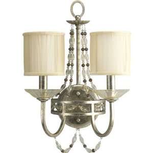  Thomasville Lighting P3292 34 Chanelle Antique Silver Wall 