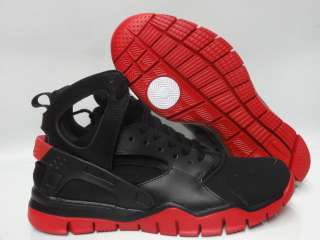 Nike Air Huarache BBall 2012 Black Red Sneakers Mens Size 11.5  