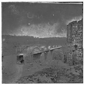  Civil War Reprint Chain bridge near Washington