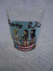 Puerto Rico Mini Shot Glass Cup Shot Glasses Collection Edition 3 Set 