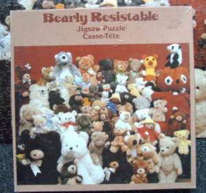 Delightful Jigsaw Puzzle  BEARLY RESISTABLE Teddy Bears  