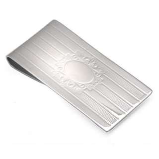 BEAUTIFUL Mens Stainless Steel Money Clip Sliver NEW  