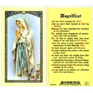  Magnificat   Our Lady of Lourdes Holy Card (800 003 