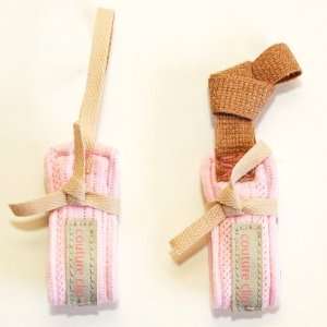  Pink Organic Cotton Binkie & Toy Holder Gift Set Toys 