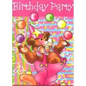  Juggling Bear Birthday Invitations Case Pack 12 