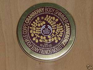 THE BODY SHOP CRANBERRY SHIMMER BODY CREAM/LOTION NEW  