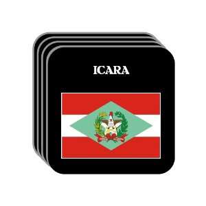 Santa Catarina   ICARA Set of 4 Mini Mousepad Coasters 