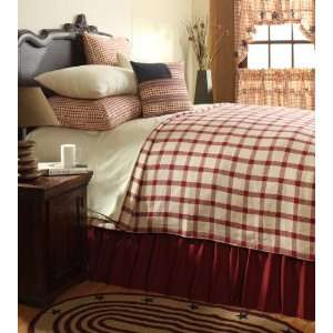  Clayton Red Plaid Coverlet by Victorian Heart