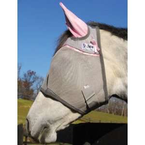  Pink Fly Mask Standard with Ears   Foal, Mini
