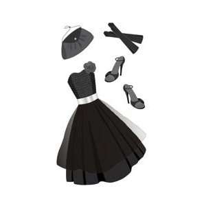  Le Grande Dimensional Sticker Little Black Dress