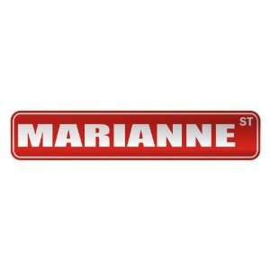   MARIANNE ST  STREET SIGN NAME