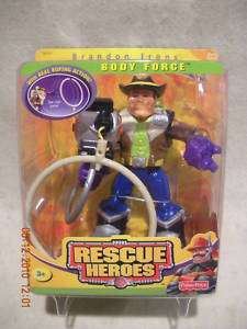 Rescue Heroes 2001 Body Force Brandon Irons Cowboy New  