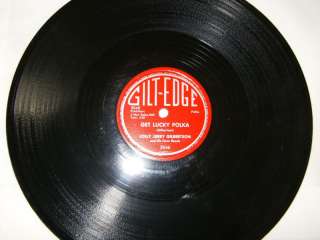 Gilt Edge 10 78/Jolly Jerry Gilbertson/Get Lucky Polka  