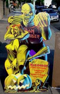 Iron Maiden 1983 HUGE store display EDDIE standup mint  