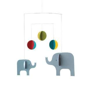  Petit Collage Elephant Playtime Paper Mobile Baby