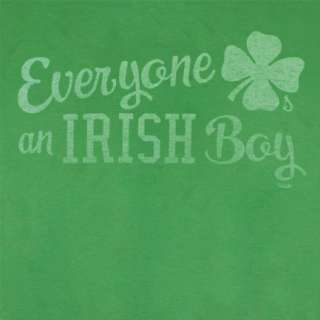 St. Patricks Day Everyone Loves Irish Boy Green Graphic T Shirt  
