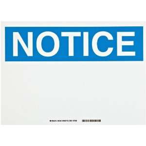   , Blue on White Blank Sign   Preprinted Headers, Legend Notice