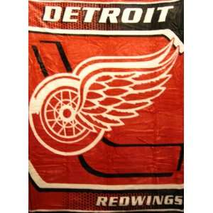  Officially Licensed NHL Detroit Red Wings Korean Mink Twin 