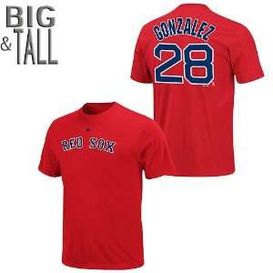 Boston Red Sox Adrian Gonzalez BIG & TALL Player Name & Number T Shirt 