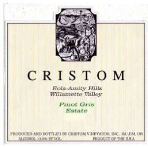  2009 Cristom Vineyards Pinot Gris 750ml Grocery & Gourmet 