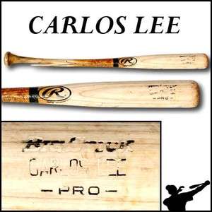 Carlos Lee Game Used 2006 Baseball Bat Rawlings MVP COA Astros  