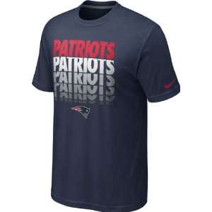   New England Patriots Navy Nike Blockbuster T Shirt