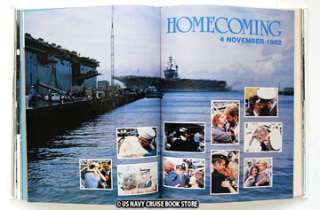 USS AMERICA CV 66 CRUISE BOOKS 1981 1982 & 1982 1983  