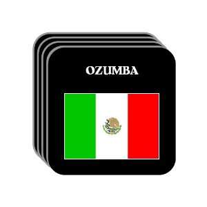  Mexico   OZUMBA Set of 4 Mini Mousepad Coasters 