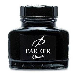 Parker Super Quink Permanent Ink for Parker Pens, 2 oz. Bottle, Black 