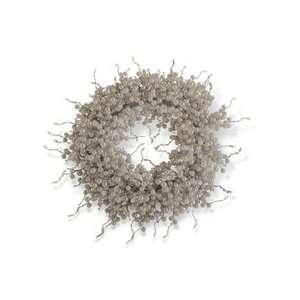   Decorations White Pearl Wreath   Holiday Home Decor