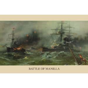  Battle of Manila Harbor 28X42 Canvas